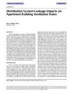 CH-99-14-2 — Distribution System Leakage Impacts on Apartment Building Ventilation Rates
