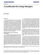 CH-99-15-2 — A Justification for Energy Managers