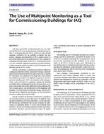 CH-99-19-3 — The Use of Multipoint Monitoring as a Tool for Commissioning Buildings for IAQ