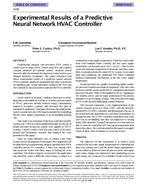 4198 — Experimental Results of a Predictive Neural Network HVAC Controller