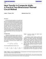 4199 — Heat Transfer in Composite Walls:  A Practical Two-Dimensional Thermal Circuit Method