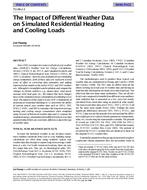 TO-98-02-3 — The Impact of Different Weather Data on Simulated Residential Heating and Cooling Loads