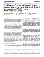 TO-98-05-1 — Feedforward-Feedback Controller Using General Regression Neural Network (GRNN) for Laboratory HVAC System:  Part I-Pressure Control