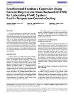 TO-98-05-2 — Feedforward-Feedback Controller Using General Regression Neural Network (GRNN) for Laboratory HVAC System:  Part II-Temperature Control-Cooling