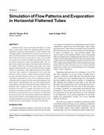 HI-02-04-1 — Simulation of Flow Patterns and Evaporation in Horizontal Flattened Tubes