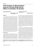 HI-02-19-3 — CFD Analysis on Rising Stream Around a Human Body and Its Effect on Inhalation Air Quality