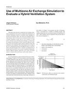HI-02-09-2 — Use of Multizone Air Exchange Simulation to Evaluate a Hybrid Ventilation System