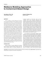 HI-02-09-1 — Multizone Modeling Approaches to Contaminant-Based Design