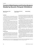 HI-02-06-2 — Control of Slab Heating and Cooling Systems Studied by Dynamic Computer Simulations