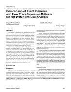 4595 (RP-1172) — Comparison of Event Inference and Flow Trace Signature Methods for Hot Water End-Use Analysis (same as HI-02-8-1)