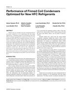 HI-02-01-3 — Performance of Finned Coil Condensers Optimized for New HFC Refrigerants