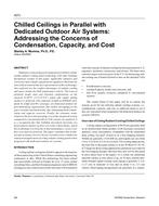 4573 — Chilled Ceilings in Parallel with Dedicated Outdoor Air Systems: Addressing the Concerns of Condensation, Capacity, and Cost