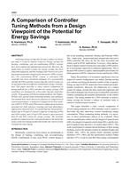 4565 — A Comparison of Controller Tuning Methods from a Design Viewpoint of the Potential for Energy Savings