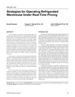 4564 (RP-1154) — Strategies for Operating Refrigerated Warehouse Under Real-Time Pricing