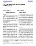 TO-98-18-4 — Superinsulation in Refrigerators and Freezers