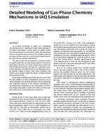 TO-98-23-5 — Detailed Modeling of Gas-Phase Chemistry Mechanisms in IAQ Simulation