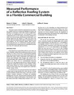 SF-98-02-2 — Measured Performance of a Reflective Roofing System in a Florida Commercial Building