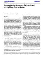 SF-98-02-4 — Assessing the Impacts of White Roofs on Building Energy Loads