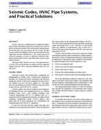 SF-98-14-3 — Seismic Codes, HVAC Pipe Systems, and Practical Solutions