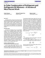 SF-98-15-5 — In-Tube Condensation of Refrigerant and Refrigerant-Oil Mixtures — A Review of Most Recent Work