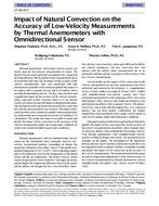 SF-98-20-3 — Impact of Natural Convection on the Accuracy of Low-Velocity Measurements by Thermal Anemometers with Omnidirectional Sensor