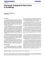SF-98-29-2 — Electronic Equipment Heat Gains in Buildings