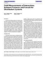 SF-98-30-1 — Field Measurements of Interactions Between Furnaces and Forced-Air Distribution Systems
