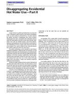 SF-98-31-2 — Disaggregating Residential Hot Water Use-Part II