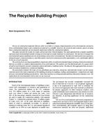 The Recycled Building Project