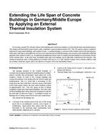 Extending the Life Span of Concrete Buildings in Germany/Middle Europe