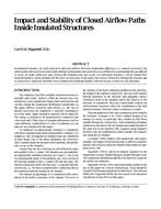 Impact and Stability of Closed Airflow Paths Inside Insulated Structures