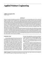 Applied Moisture Engineering