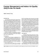 Energy Management and Indoor Air Quality (IAQ) in the Far North
