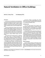 Natural Ventilation in Office Buildings