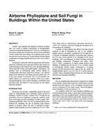Airborne Phylloplane and Soil Fungi in Buildings Within the United States
