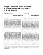 Fungal Growth on Wood Surfaces at Different Moisture Conditions in Crawl Spaces