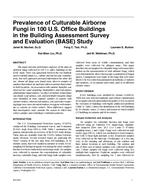 Prevalence of Culturable Airborne Fungi in 100 U.S. Office Buildings in the Building Assessment Survey and Evaluation (BASE) Study