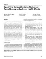 HI-02-15-3 — Specifying Exhaust Systems That Avoid Fume Reentry and Adverse Health Effects