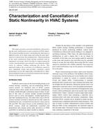 DA-07-041 Characterization and Cancellation of Static Nonlinearity in HVAC Systems