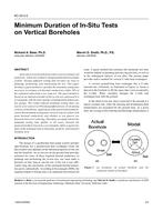 KC-03-03-2 — Minimum Duration of In-Situ Tests on Vertical Boreholes