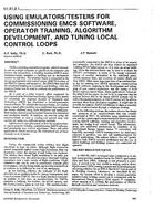 NY-91-09-1 — Using Emulators/Testers for Commissioning EMCS Software, Operator Training, Algorithm Development and Tuning Local Control Loops