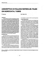 3379 (RP-405) — Absorption in Falling Water/LiBr Films on Horizontal Tubes (same as AT-90-30-3)