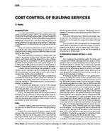 3308 — Cost Control of Building Services