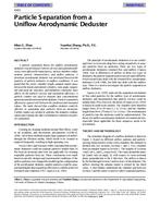 4163 — Particle Separation from a Uniflow Aerodynamic Deduster
