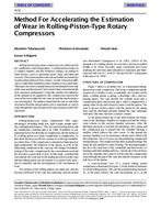 4132 — Method For Accelerating the Estimation of Wear in Rolling-Piston-Type Rotary Compressors