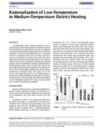 TO-98-04-1 — Rationalization of Low-Temperature to Medium-Temperature District Heating