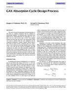 CH-99-10-1 — GAX Absorption Cycle Design Process