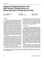 DA-00-03-5 — Impact of Heating Systems and Wall Surface Temperatures on Room Operative Temperature Fields