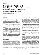 MN-00-08-4 — Comparative Analysis of HVAC Systems That Minimize the Risk of Airborne Infectious Disease Transmission