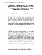 4459 (RP-1077) — Parametric Study of Charging Inlet Diffuser Performance in Stratified Chilled Water Storage Tanks with Radial Diffusers: Part 1Ã¢Â€Â”Model Development and Validation